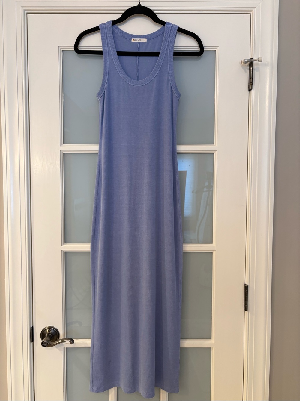 Marine Layer Sleeveless Tank Periwinkle  Maxi Dress -